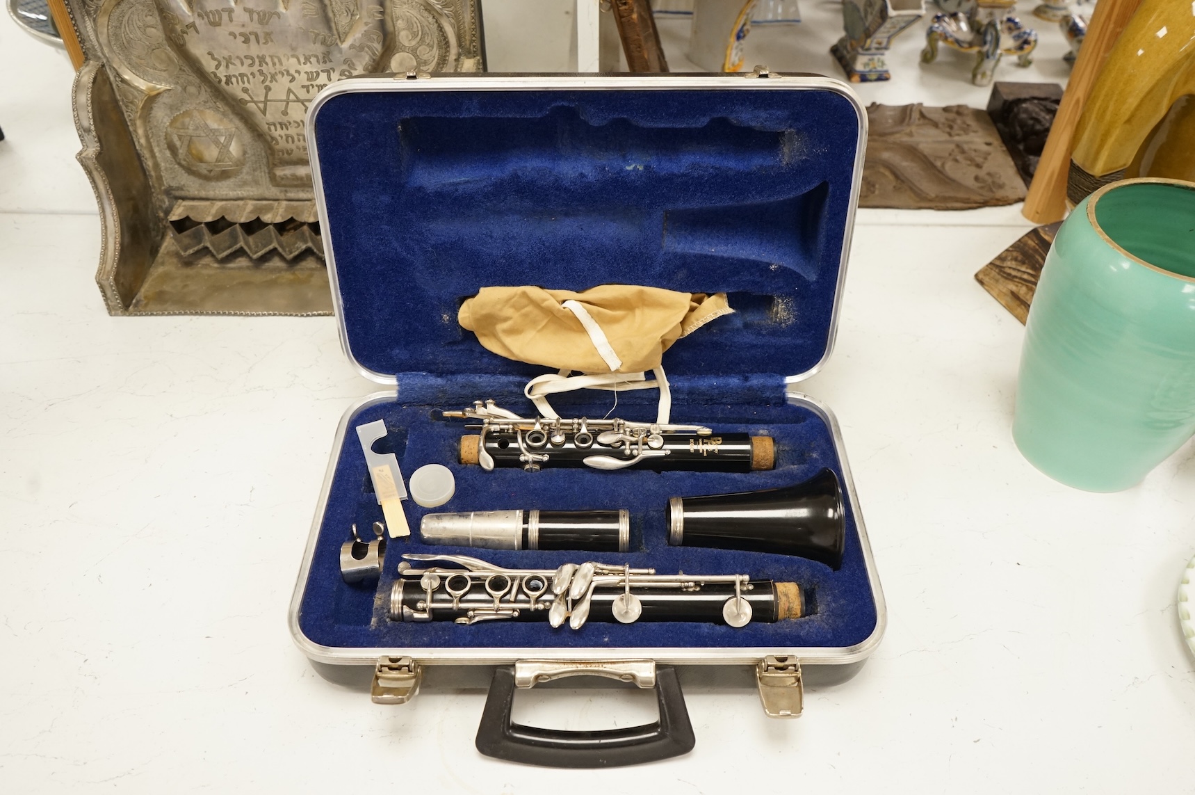 A Boosey and Hawkes cased clarinet